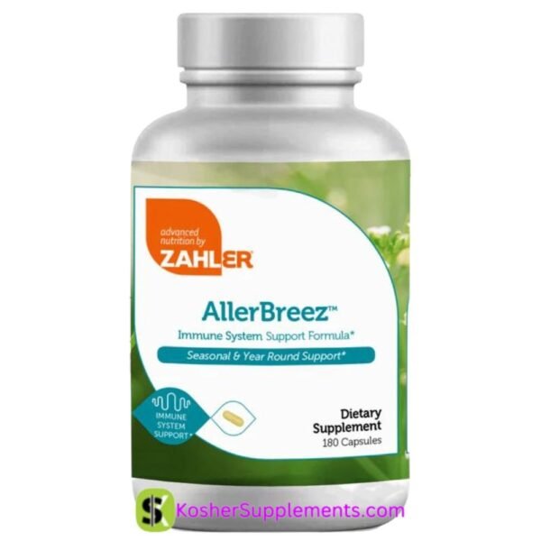Zahlers Kosher, AllerBreez™ – 180 Capsules